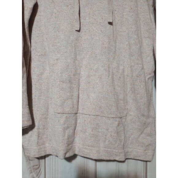 Pure Jill Sweater Ladies Medium Pink Hooded Pouch Pocket - Picture 3 of 7